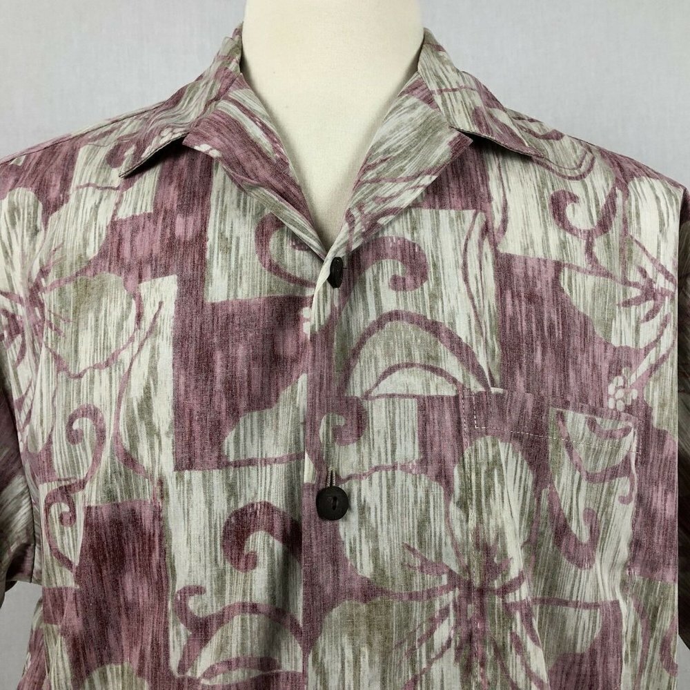Hilo Hattie Hawaiian Shirt XL Reverse Print - Picture 2 of 12